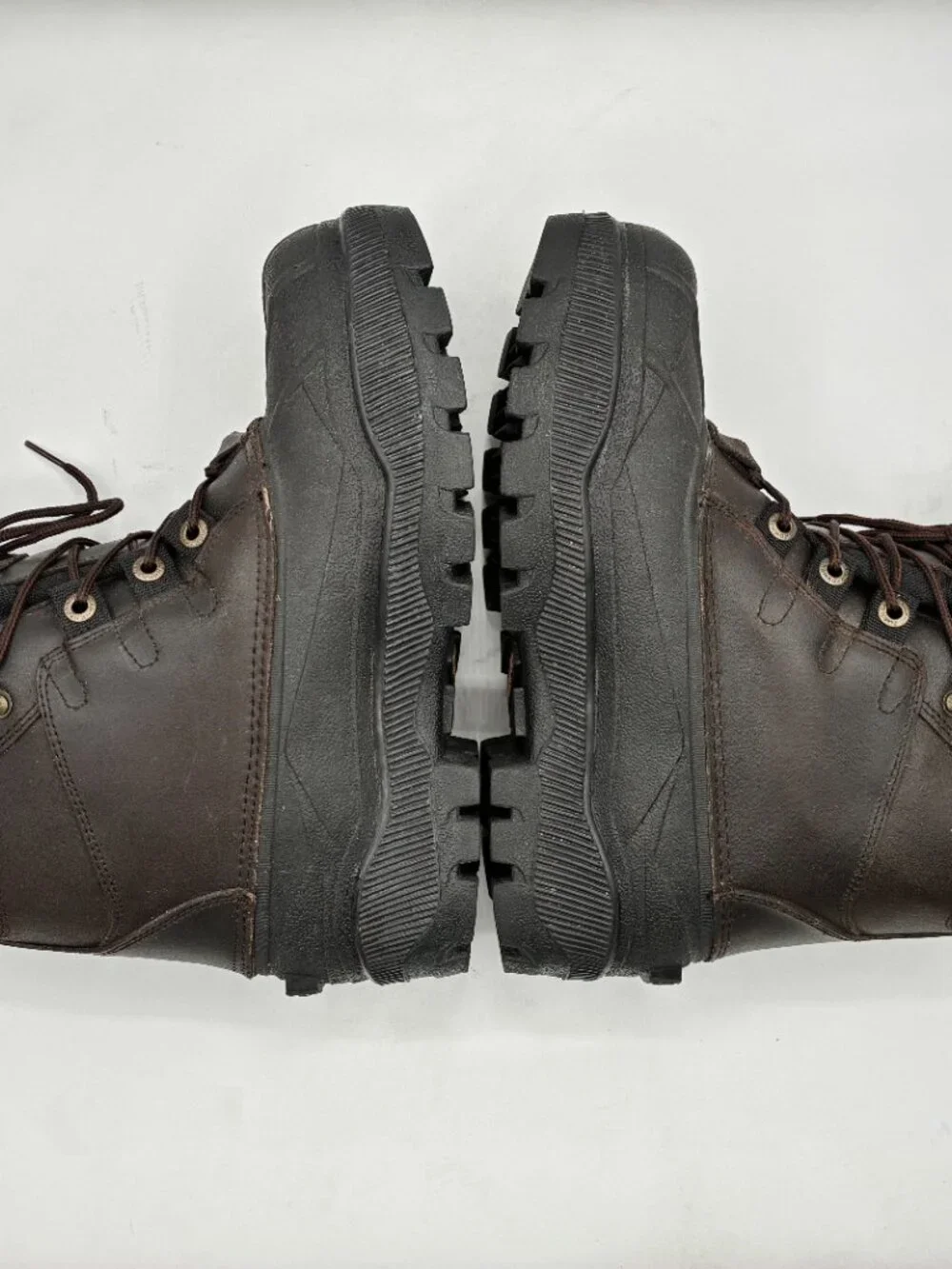 Khombu Tundra KH Black Waterproof Leather & Synthetic Snow Boots Men's Size 8M